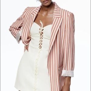 STRIPED POCKETED BLAZER by ZARA